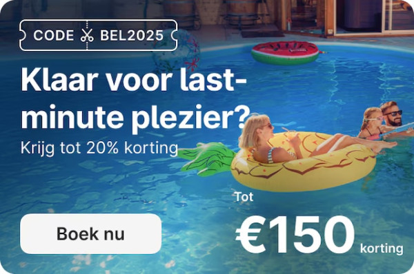 Proof of coupon - Belvilla - Belvilla kortingscode: Profiteer van 20% korting op last-minute plezier - verlopen