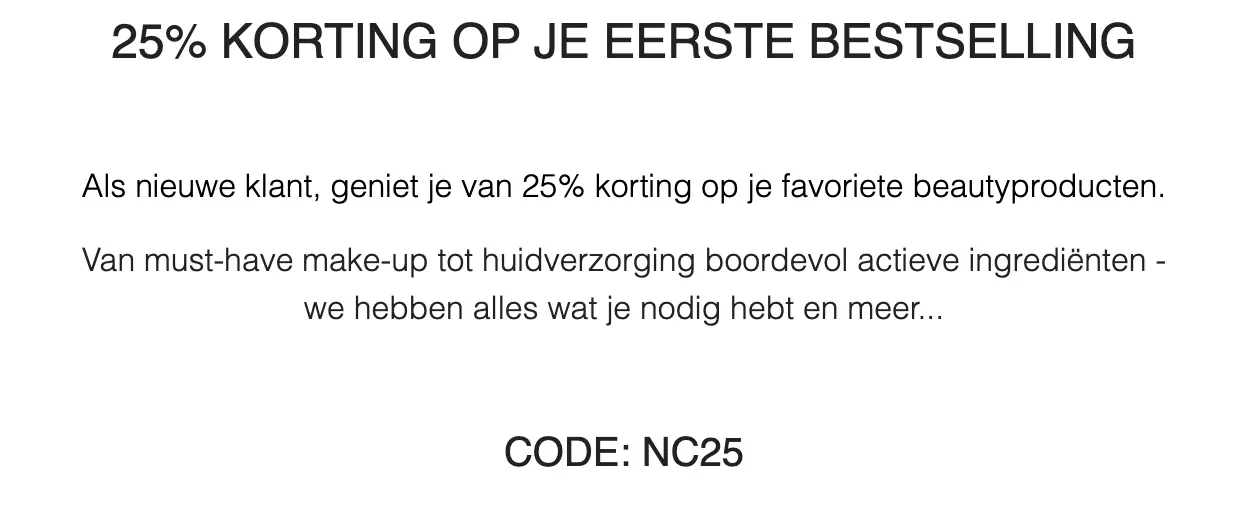 Bewijs van kortingscode - Lookfantastic - Lookfantastic [[25% korting]] op je eerste beauty bestelling