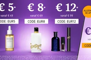 Bespaar tot € 18* op geuren, verzorgingsproducten en meer