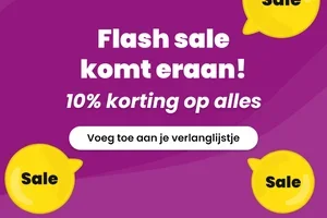 10% korting op je volgende bestelling vanaf 13 juni!