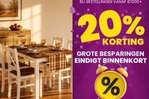 20% KORTING. Aanbieding eindigt zondag.