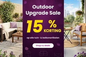 Een week lang 15% korting: jouw outdoor-upgrade begint nu ☀️