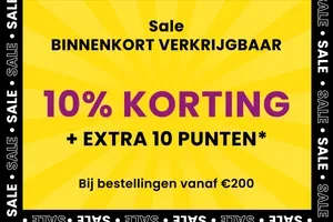 🎁 Binnenkort uitverkoop: Krijg 10% KORTING + 10 Extra Punten