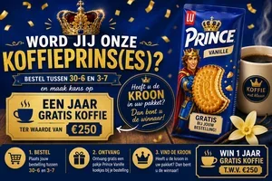 Word jij onze koffieprins(es)? Maak kans op een jaar lang gratis koffie!