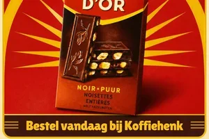 Gratis Cote D'Or chocoladereep bij uw bestelling!