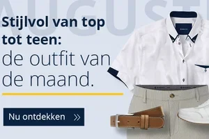 Stijlvol gekleed in augustus.
