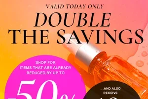 HOT SALE SUNDAY: tot wel 50 % korting