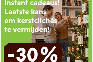 Ons kerstcadeau voor jou: 30% korting