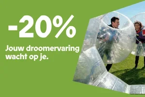 Julitraktatie: 20% korting op de ervaring die je verdient