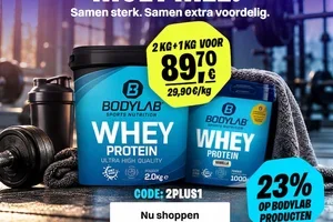 3 KG WHEY. SLECHTS €29,90/KG! 🔥