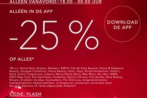 ⚡ Alléén vanavond | -25% op ALLES in de Douglas-app