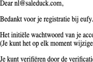 Controleer je e-mailadres