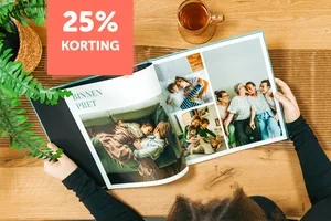 Bestel jouw fotoboek met 25% korting!