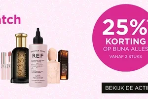 25% korting op bijna alles vanaf 2 stuks!