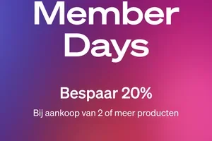 20% korting | Member Days