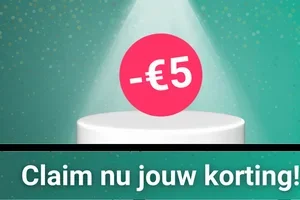 Je €5 korting verloopt bijna! ⏰