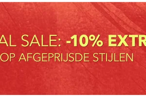 Bespaar tot 70% en 10% EXTRA in de uitverkoop