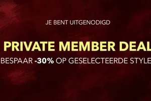 Profiteer van 30% korting met je exclusieve toegang tot de Private Member Deals