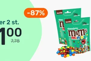 2x M&M's Minis 225g: slechts €1