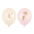 Ballonnen Muisje 1 jaar Lichtroze (50st)