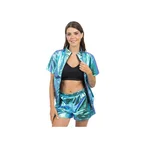 Set Jas en Broekje Blauw Iriserend