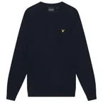 Lyle &amp; Scott Cotton Merino Sweater Navy