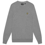 Lyle &amp; Scott Cotton Merino Sweater Grijs