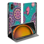 Samsung Galaxy Xcover 7 Pro Standcase Hoesje Cirkels en Vlinders