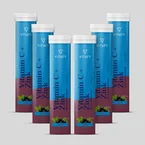 Vitamine C + Zink - Cassis (20 bruistabletten) - 6 Pack