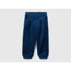Balloon fit velvet trousers