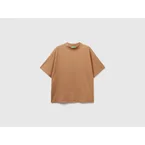 T-shirt with standing neck