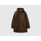 Cotton blend parka