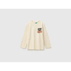 100% organic cotton printed T-shirt