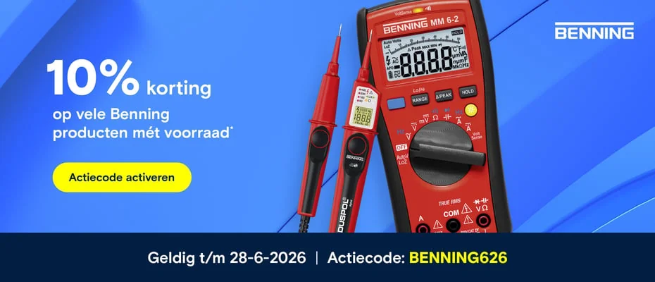 Bewijs van kortingscode - Conrad - Conrad kortingscode: [[Extra korting]] op vele Benning producten