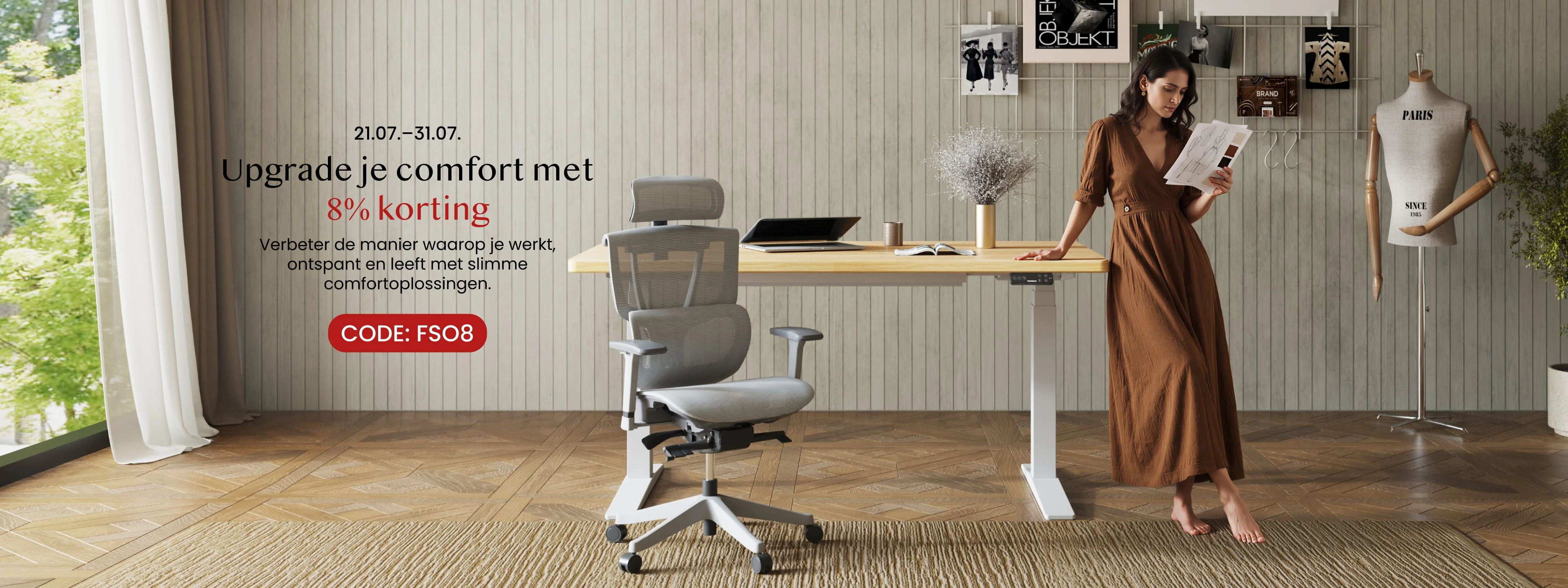 Bewijs van kortingscode - FlexiSpot - FlexiSpot kortingscode: [[extra korting]] op comfortproducten